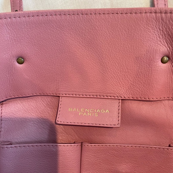BALENCIAGA rose pink papier tote bag - Picture 8 of 12